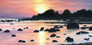 Õlimaal "Põhjarannik" (30x60, 2017)