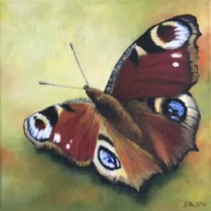 õlimaal "Päevapaabusilm" (30x30, 2016)