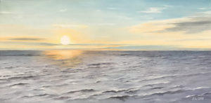 õlimaal "Jäine Pärnu" (80x40, 2018)