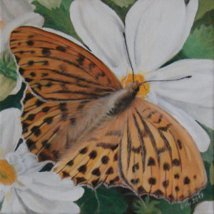 õlimaal "Rohetäpik" (30x30, 2017)