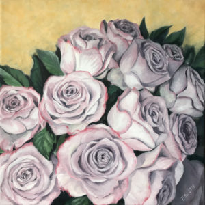 Õlimaal "Mõeldes Sinule" (40x40, 2018)