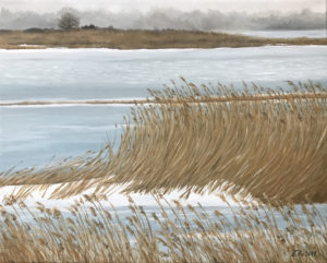 õlimaal "Kõrkjad" (50x40, 2019)