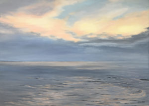 õlimaal "Taevas ja meri" (70x50; 2019)