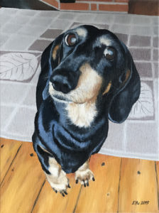 õlimaal "Berry" (30x40; 2019)